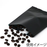 みすまる産業 珈琲袋 50g用 不織布貼 マット黒 4595121338072 1箱(50枚入/袋×40袋)（直送品）