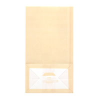 シモジマ マチあり紙袋 角底袋 ファンシーバッグ K4 ニュアンスベージュ 4901755332032 1箱(50枚入/袋×40袋)（直送品）