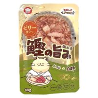 朝市場 猫用 鰹の旨みゼリー かつおと白身魚 48g 1セット（1袋×24）F&Bell キャットフード パウチ