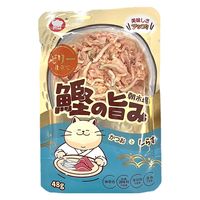 朝市場 猫用 鰹の旨みゼリー仕立て かつおとしらす 48g 1セット（1袋×24）F&Bell キャットフード パウチ