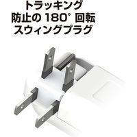 カシムラ 電源タップUSB2ポート付2AC2USB2.4Aリバーシブル AC-031 1個
