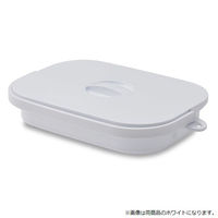 伊勢藤 折りたためるつけ置き洗いバケツ グレー I-617 1個