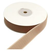 日本紐釦 ベルクロ面ファスナー 縫い付けタイプ 巾25mm 徳用5m巻 B(ループ) 1140サンド F11-BER25-20-5B 1巻