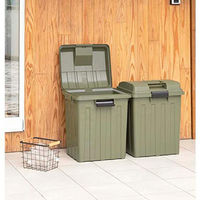 新輝合成 連結ハンドルペール 70型 カーキグリーン 4973221020620 1個