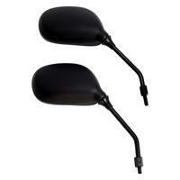 ALBA バックミラー/スクーター用楕円/ 逆ネジ8mm 右2本セット 101-004 1箱（直送品）