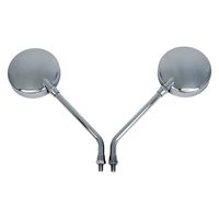 ALBA バックミラー/Z2タイプ 丸型 /左右セット 正ネジ10mm ロングステー 101-028 1箱（直送品）