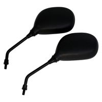 ALBA バックミラー/スクーター用楕円/ 逆ネジ8mm 左2本セット 101-006 1箱（直送品）