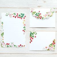 包む ミニレターセット ストロベリー TL038 1個