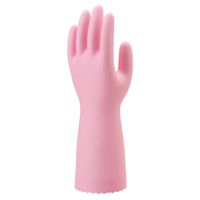 【ビニール手袋】 ショーワグローブ ナイスハンドソフティ中厚手 2双パック M ピンク NHST-MP 1袋（2双入）