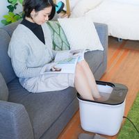 サンコー 足つぼローラーでスパ気分「おうち秘湯 せせらぎ」 S-KFB21W 1台（直送品）