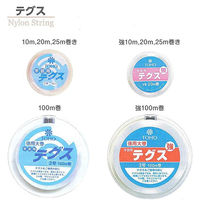 TOHO(トーホー) テグス 太さ約0.33mm×約10m巻 4号 スキ 6-11-4 1セット(5枚)