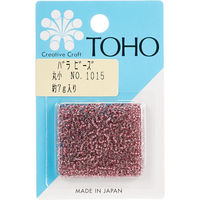 TOHO 丸小ビーズ バラパックビーズ 外径約2.2mm 約7g入り No.1015 MSB-1015-BA 1箱(5枚入)（直送品）