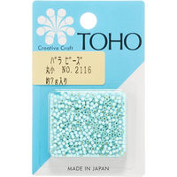 TOHO 丸小ビーズ バラパックビーズ 外径約2.2mm 約7g入り No.2116 MSB-2116-BA 1箱(5枚入)（直送品）