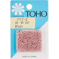 TOHO 丸小ビーズ バラパックビーズ 外径約2.2mm 約7g入り No.907 MSB-907-BA 1箱(5枚入)（直送品）
