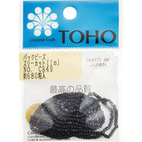 TOHO スリーカットビーズ 糸通しビーズ 外径約2.2mm 1m入り CR-49 MSB-CR49-PC 1箱(5枚入)（直送品）