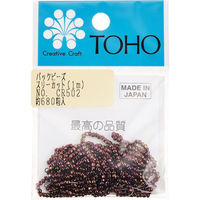 TOHO スリーカットビーズ 糸通しビーズ 外径約2.2mm 1m入り CR-502 MSB-CR502-PC 1箱(5枚入)（直送品）
