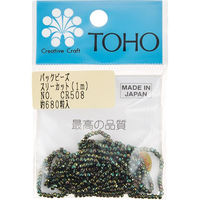 TOHO スリーカットビーズ 糸通しビーズ 外径約2.2mm 1m入り CR-508 MSB-CR508-PC 1箱(5枚入)（直送品）