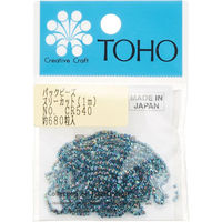 TOHO スリーカットビーズ 糸通しビーズ 外径約2.2mm 1m入り CR-540 MSB-CR540-PC 1箱(5枚入)（直送品）