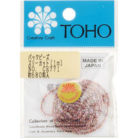 TOHO スリーカットビーズ 糸通しビーズ 外径約2.2mm 1m入り CR-771 MSB-CR771-PC 1箱(5枚入)（直送品）