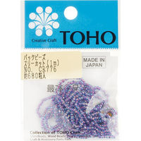 TOHO スリーカットビーズ 糸通しビーズ 外径約2.2mm 1m入り CR-776 MSB-CR776-PC 1箱(5枚入)（直送品）