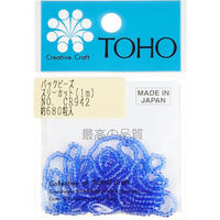 TOHO スリーカットビーズ 糸通しビーズ 外径約2.2mm 1m入り CR-942 MSB-CR942-PC 1箱(5枚入)（直送品）