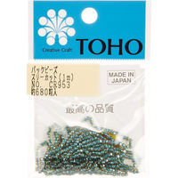 TOHO スリーカットビーズ 糸通しビーズ 外径約2.2mm 1m入り CR-953 MSB-CR953-PC 1箱(5枚入)（直送品）