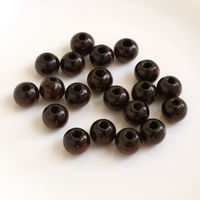 TOHO(トーホー) TOHO ウッドビーズ 10mm ブラウン 20個入 NR10-2 1セット(5袋)