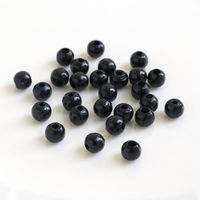 TOHO(トーホー) TOHO ウッドビーズ 5mm クロ 25個入 NR5-7 1箱(5枚入)（直送品）