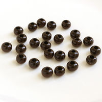 TOHO(トーホー) TOHO ウッドビーズ 6mm ブラウン 25個入 NR6-2 1箱(5枚入)（直送品）