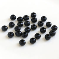 TOHO(トーホー) TOHO ウッドビーズ 6mm ブラック 25個入 NR6-7 1箱(5枚入)（直送品）