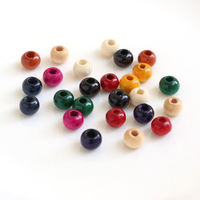 TOHO(トーホー) TOHO ウッドビーズ 6mm ミックスカラー 25個入 NR6-M 1箱(5枚入)（直送品）