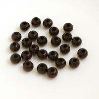 TOHO(トーホー) TOHO ウッドビーズ 8mm ブラウン 25個入 NR8-2 1箱(5枚入)（直送品）