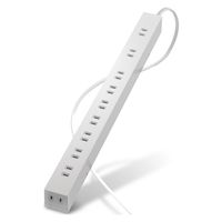 延長コード 10個口 スイッチ無し ホコリシャッター付 固定&吊下可能 3m ホワイトECT-0103WH エレコム 1個（直送品）