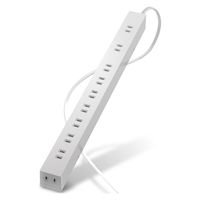 延長コード 10個口 スイッチ無し ホコリシャッター付 固定&吊下可能 2m ホワイトECT-0102WH エレコム 1個