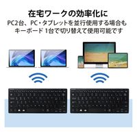 Bluetoothミニキーボード パンタグラフ式 ブラックTK-FBP102BK/EC エレコム 1個（直送品）