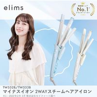 ヘアアイロン モイストキープモード 温度調節 海外対応 シェルホワイト TW552B-W テスコム 1個（直送品）