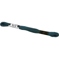 オリムパス製絲 刺繍糸 25番/8m 6綛入 COL.343 OLY25-BOX-343 1セット(6本入/1袋)（直送品）