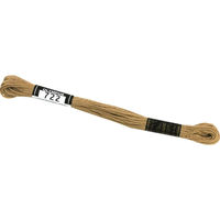 オリムパス製絲 刺繍糸 25番/8m 6綛入 COL.722 OLY25-BOX-722 1セット(6本入/1袋)（直送品）