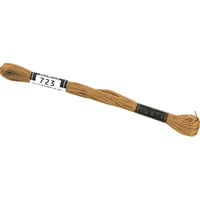 オリムパス製絲 刺繍糸 25番/8m 6綛入 COL.723 OLY25-BOX-723 1セット(6本入/1袋)（直送品）