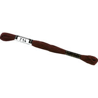 オリムパス製絲 刺繍糸 25番/8m 6綛入 COL.714 OLY25-BOX-714 1セット(6本入/1袋)（直送品）