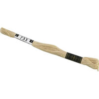 オリムパス製絲 刺繍糸 25番/8m 6綛入 COL.733 OLY25-BOX-733 1セット(6本入/1袋)（直送品）