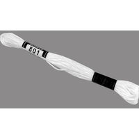 オリムパス製絲 刺繍糸 25番/8m 6綛入 COL.801 OLY25-BOX-801 1セット(6本入/1袋)（直送品）