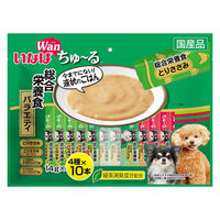 （バラエティパック）いなば ちゅーる 犬 総合栄養食 国産（14g×40本）3袋 ドッグフード ちゅ～る 犬用 おやつ ウェット 液体