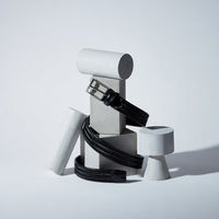 マニファチューラ ディ ドモドッソラ 伸縮メッシュベルト(ブラック) 19230084 1個（直送品）