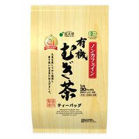 国太楼 有機むぎ茶 ティーバッグ ノンカフェイン 1L用 1セット（1袋（30バッグ入）×3袋）