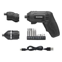 アイリスオーヤマ 充電式マルチドライバー グレー JM372A-H 1台