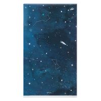 デザインフィル 3ポケットクリアホルダー A5スリム フラップ付き 星空柄 35468006 1セット(1個×5)