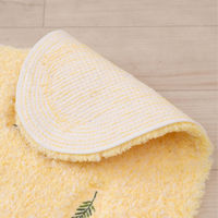 センコー SDS スイートミモザ トイレマット 約60×60cm イエロー SDS231002 1枚（直送品）