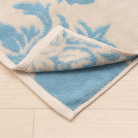 センコー DECORMUSEE サミーラ タオル 約34×80cm ブルー×グレー DM 151215 1枚（直送品）