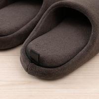 センコー SDS スムージィパイル スリッパ S:約21-22.5cm ブラック BBC231020 1足（直送品）